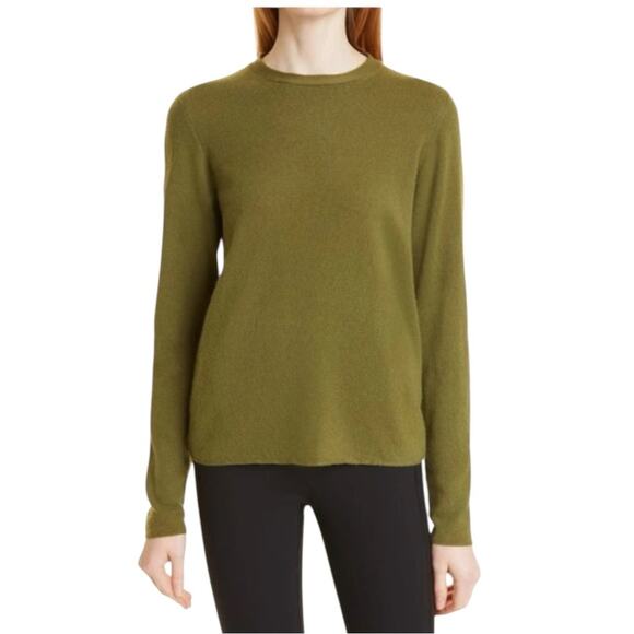Vince Cashmere Sweater Olive Green Size XS - Picture 5 of 8